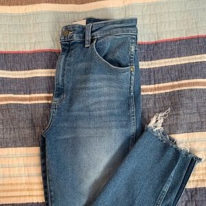 Wrangler Straight Cut Jeans  (Medium blue)